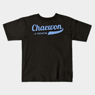 Chaewon Le Sserafim Baseball Kids T-Shirt